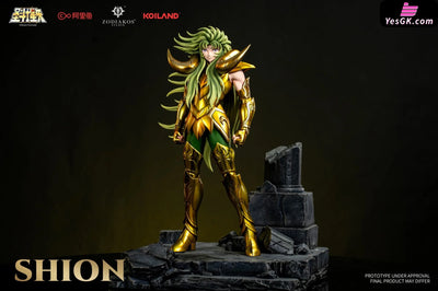 Saint Seiya Aries Shion Statue - Zodiakos Studio [Pre - Order] Deposit / Ex Version(Golden Standing