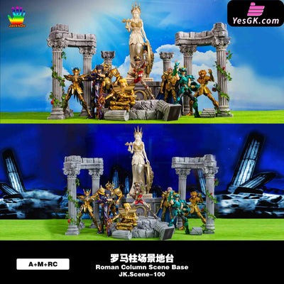 Saint Seiya Athena Roman Column Scene Platform Resin Statue - Jacksdo Studio [Pre - Order]