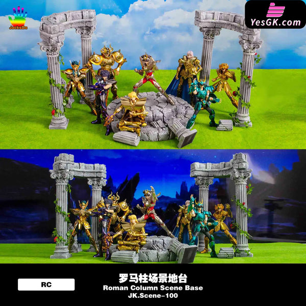 Saint Seiya Athena Roman Column Scene Platform Resin Statue - Jacksdo Studio [Pre - Order]