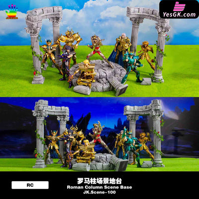 Saint Seiya Athena Roman Column Scene Platform Resin Statue - Jacksdo Studio [Pre - Order]