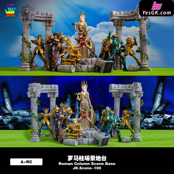 Saint Seiya Athena Roman Column Scene Platform Resin Statue - Jacksdo Studio [Pre - Order]