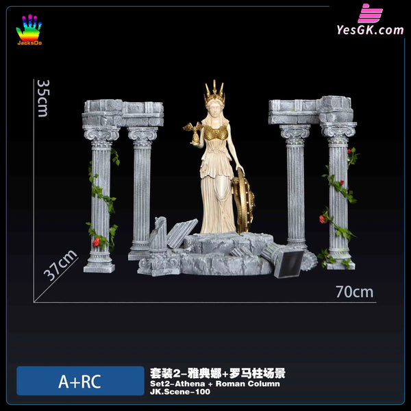 Saint Seiya Athena Roman Column Scene Platform Resin Statue - Jacksdo Studio [Pre - Order] Deposit