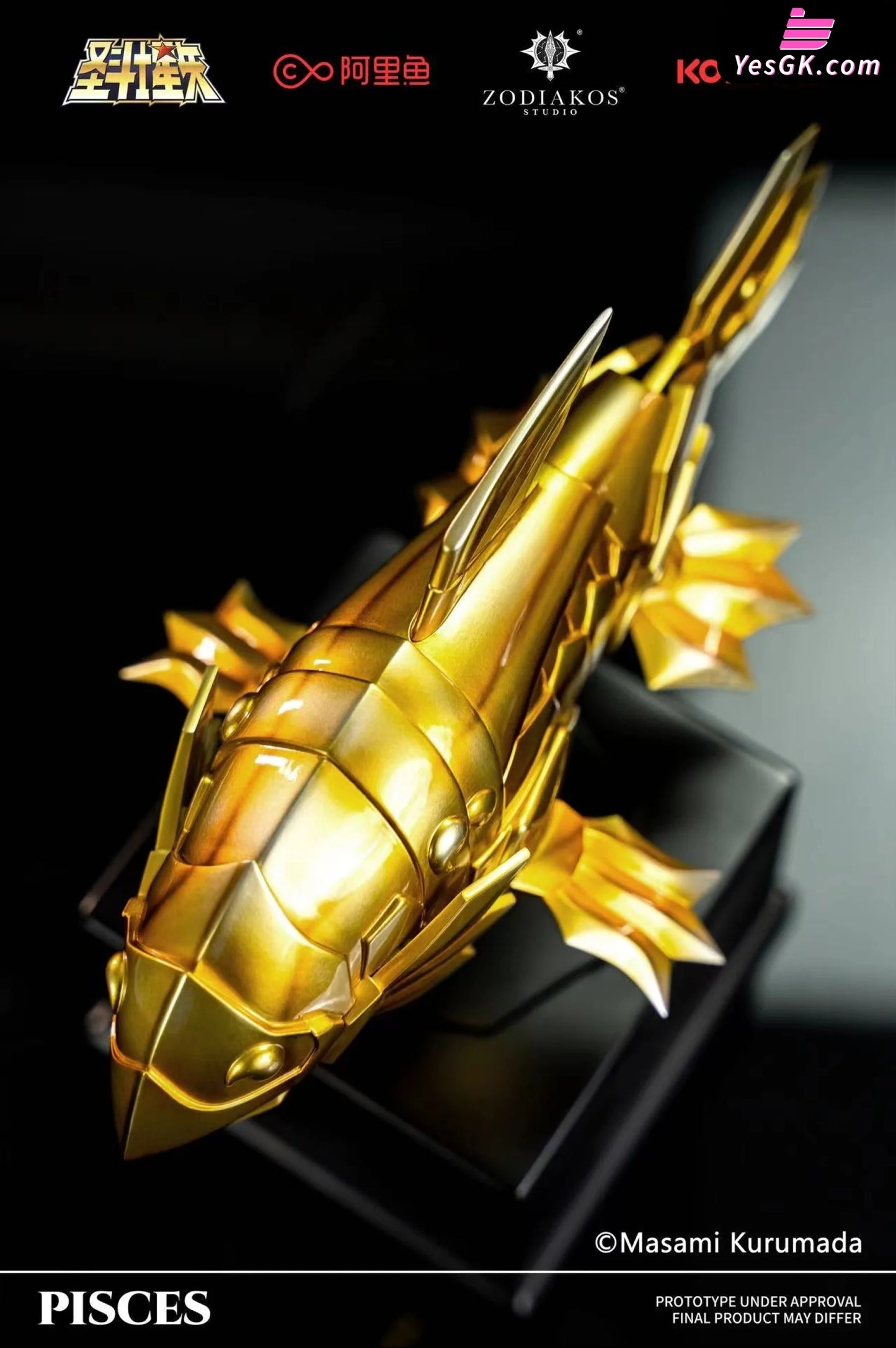 Saint Seiya Gold Cloth Pisces (Licensed) Statue - Zodiakos Studio [Pre-Order]