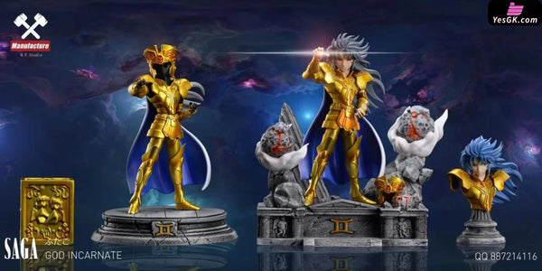 Saint Seiya Gold Saint Gemini Saga GK Statue - MF X MKE Studio [In-Stock] Saint Seiya