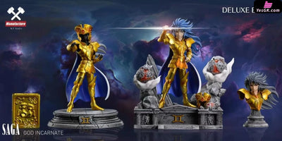 Saint Seiya Gold Saint Gemini Saga GK Statue - MF X MKE Studio [In-Stock] Full Payment / Deluxe Edition Saint Seiya