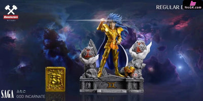 Saint Seiya Gold Saint Gemini Saga GK Statue - MF X MKE Studio [In-Stock] Full Payment / Regular Edition Saint Seiya