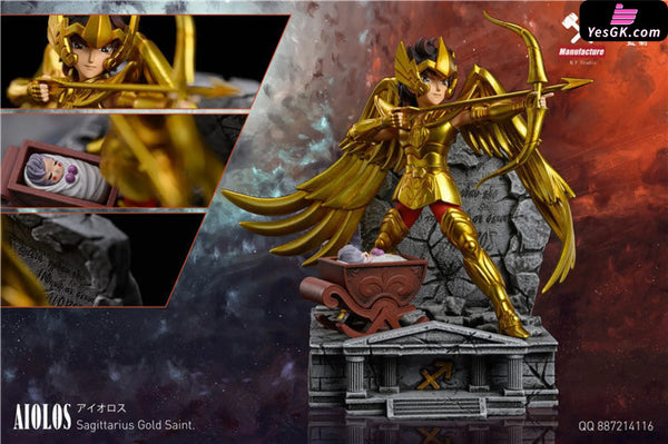 Saint Seiya Gold Sagittarius Aiolos Resin Statue - Mf X Mke Studio [Pre-Order Closed]