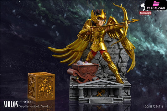 Saint Seiya soul of gold God Cloth Capricorn Shura Resin Statue - Wood –  YesGK