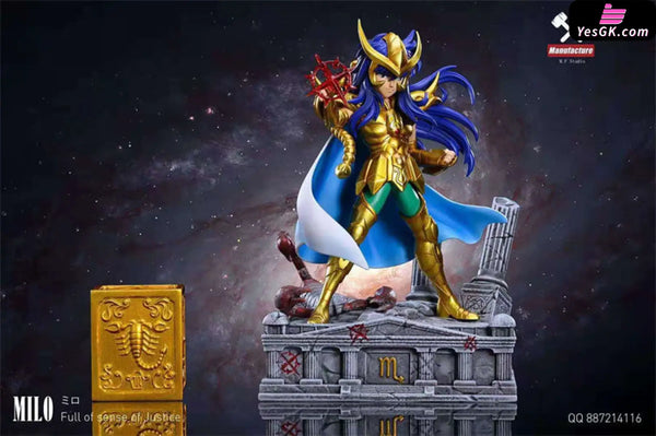 Saint Seiya Gold Scorpio Milo Resin Statue - Mf X Mke Studio [Pre-Order Closed]