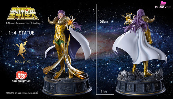 Saint Seiya Gold Saint Series Aries Mu 1/4 Statue - Soul Wing Studio [In-Stock] Full Payment Saint Seiya