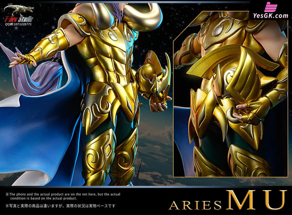 Saint Seiya Gold Saint Series Aries Mu GK Statue - T-Rex Studio [In-Stock] - Saint Seiya