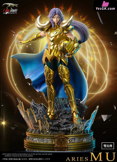 Saint Seiya Gold Saint Series Aries Mu GK Statue - T-Rex Studio [In-Stock] - Full Payment / 1/6 - Eyes Open Version