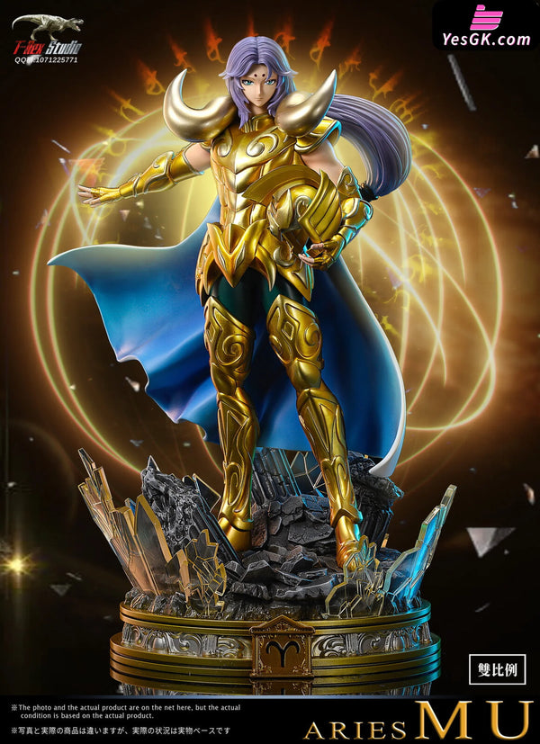 Saint Seiya Gold Saint Series Aries Mu GK Statue - T-Rex Studio [In-Stock] - Full Payment / 1/6 - Eyes Open Version
