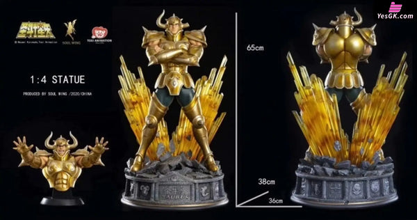 Saint Seiya Gold Series Taurus Aldebaran (Licensed) Resin Statue - Soul Wing Studio [In Stock]