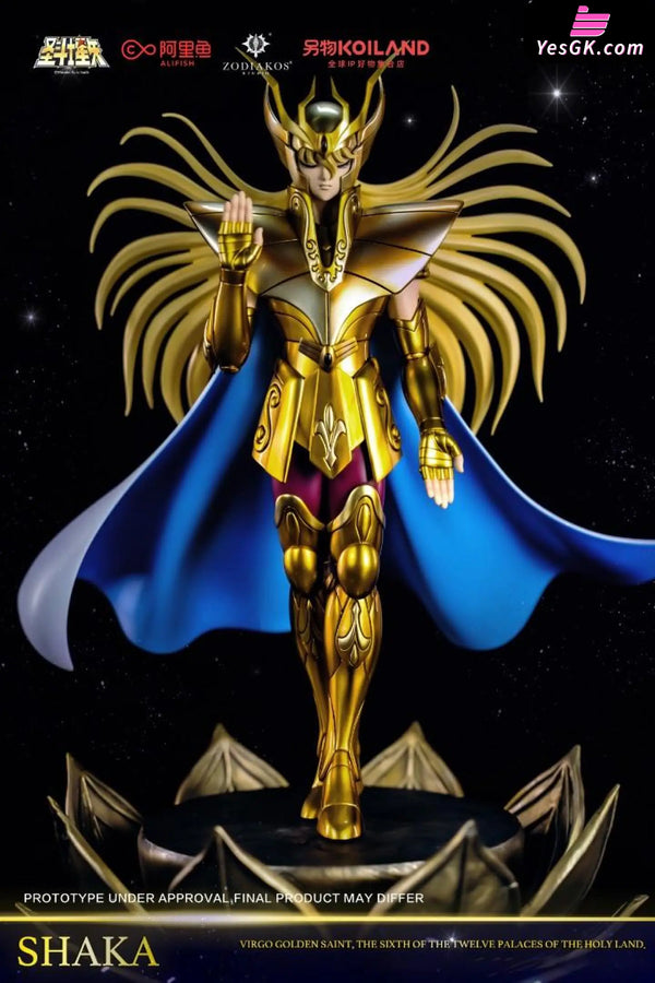 Saint Seiya Gold Saint Shaka Licensed Statue - Zodiakos Studio [In-Stock] - Full Payment - Saint Seiya