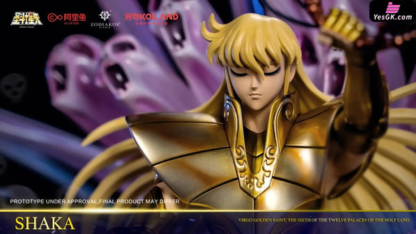 Saint Seiya Gold Saint Shaka Licensed Statue - Zodiakos Studio [In-Stock] - Full Payment - Saint Seiya