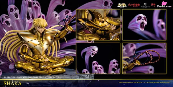 Saint Seiya Gold Saint Shaka Licensed Statue - Zodiakos Studio [In-Stock] - Full Payment - Saint Seiya