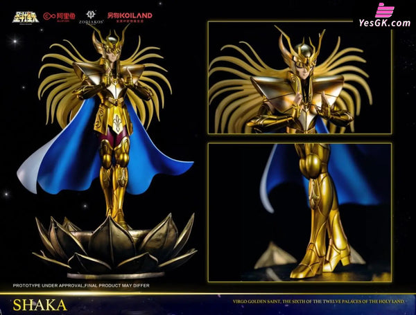 Saint Seiya Gold Saint Shaka Licensed Statue - Zodiakos Studio [In-Stock] - Full Payment - Saint Seiya