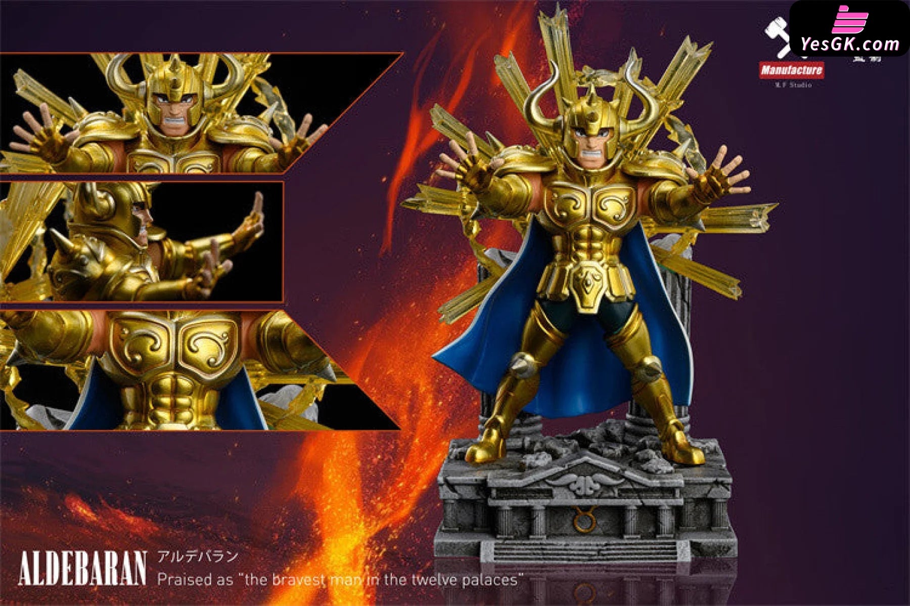 Saint Seiya Gold Taurus Aldebaran Resin Statue - Mf X Mke Studio [Pre-Order Closed]