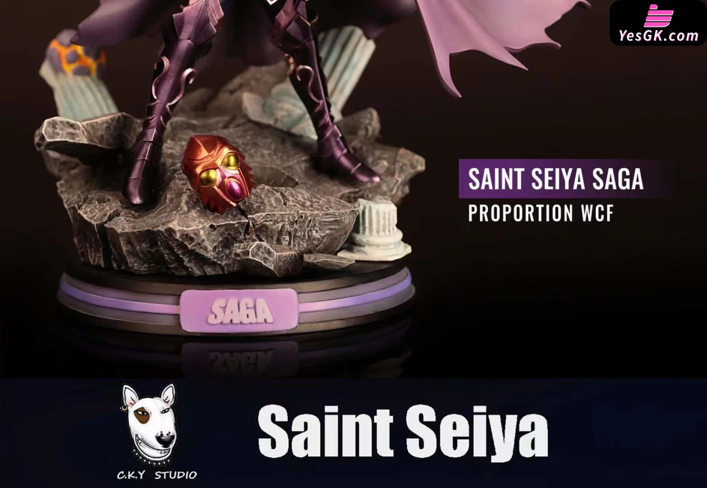 Saint Seiya Mei Gold #1 Ming Gemini Saga Statue - C.k.y Studio [Pre-Order]