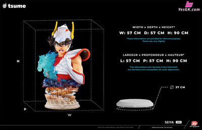Saint Seiya - Mub Resin Statue Tsume Studio [Pre - Order]