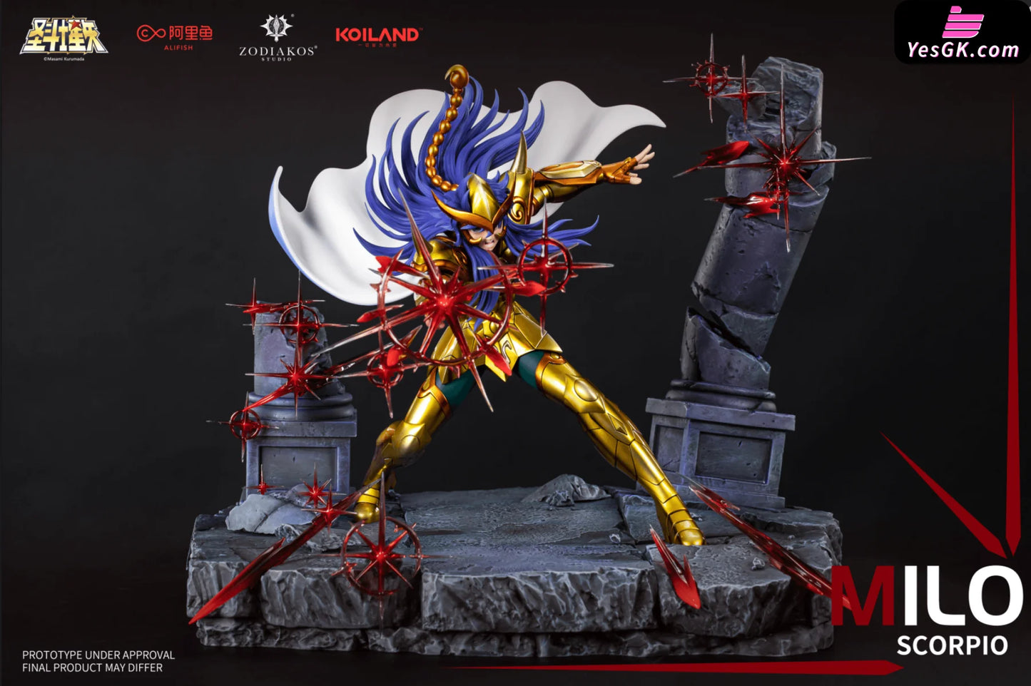 Saint Seiya Scorpio-Milo (Licensed) Statue - Zodiakos Studio [Pre-Order]