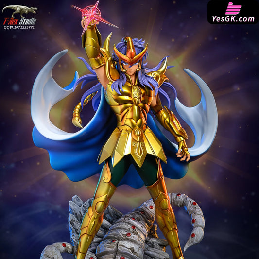 Saint Seiya soul of gold God Cloth Capricorn Shura Resin Statue - Wood –  YesGK