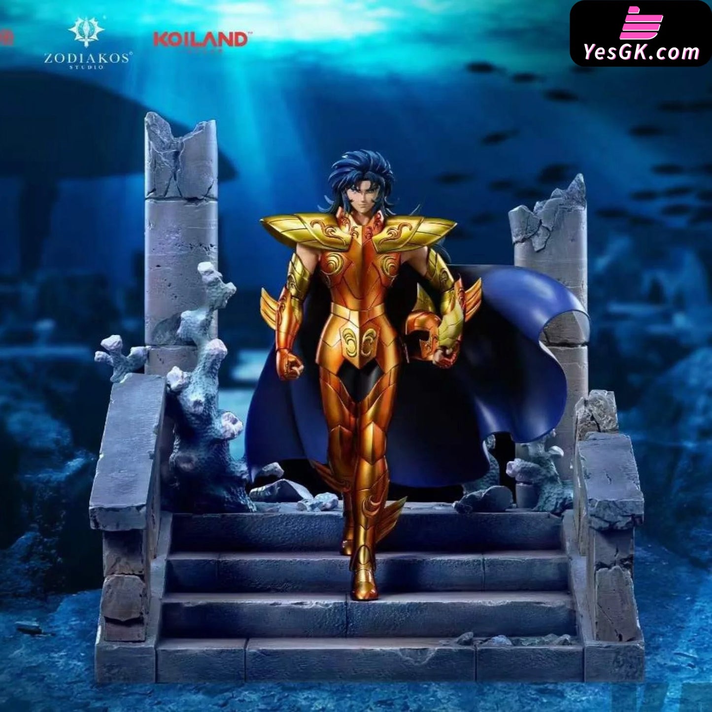 Saint Seiya Sea Dragon General Kanon Statue - Zodiakos Studio [Pre-Order]