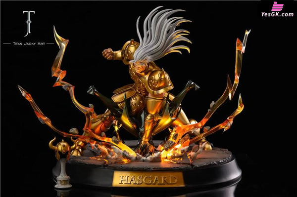 Saint Seiya Taurus Hasgard Vs Nightmare Sonar Statue - Titan Jacky Art Studio [In-Stock] Full