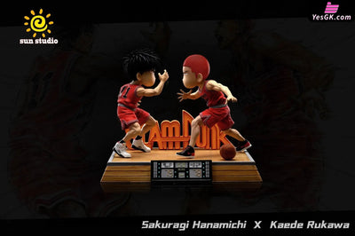 Sakuragi Hanamichi And Kaede Rukawa Resin Statue - Sun Studio [Pre-Order]