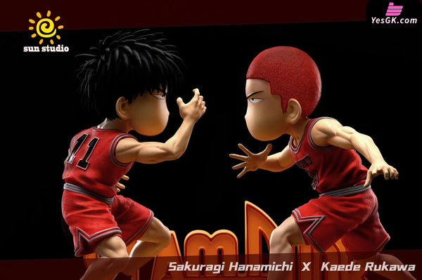 Sakuragi Hanamichi And Kaede Rukawa Resin Statue - Sun Studio [Pre-Order]