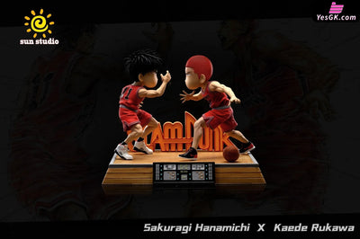 Sakuragi Hanamichi And Kaede Rukawa Resin Statue - Sun Studio [Pre-Order]