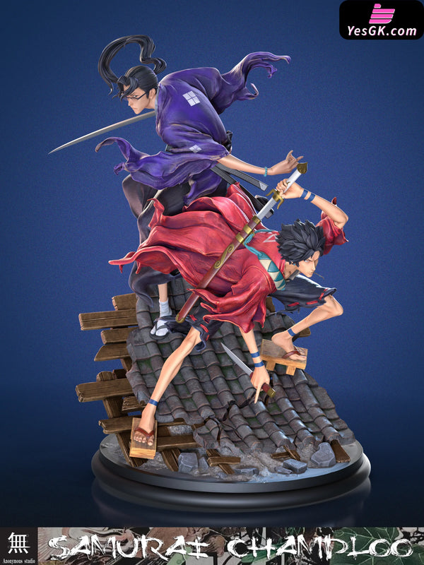 Samurai Champloo Mugen & Jin GK Statue - Anonymous Studio [Pre-Order] Samurai Champloo