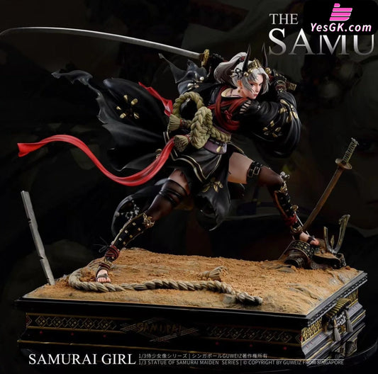 Samurai Girl Resin Statue - U-Loop & Fairybean Studio [Pre-Order Closed]