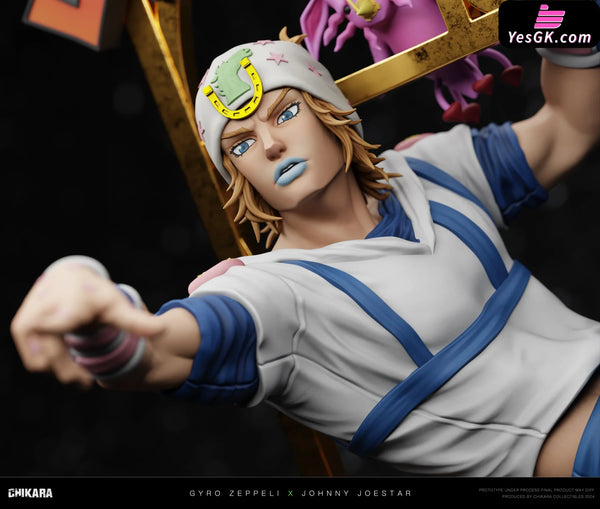 Sbr Johnny Joestar & Gyro Zeppeli Gk Statue - Chikara Studio [Pre-Order] Jojo’s Bizarre Adventure