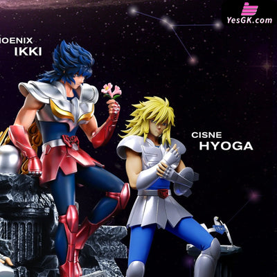 Seint Seiya First Generation Bronze-Phoenix & White Bird Ikki Cygnus Hyoga Resin Statue - Fairyland