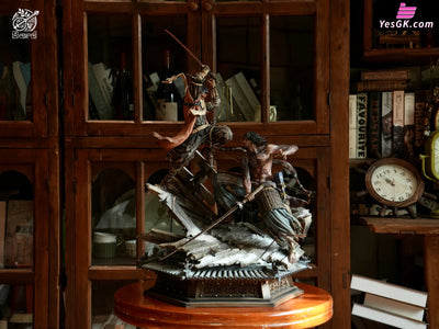 Sekiro: Shadows Die Twice Soulsborne Scene #1 Sekiro Vs Genichiro Ashina Statue - Bard Studio &