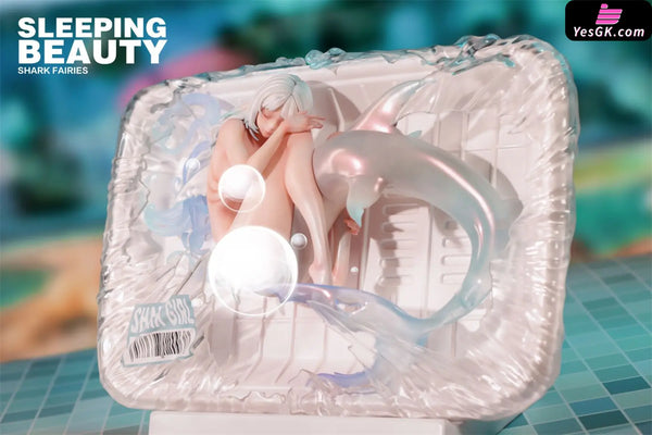 Shark Girl-Sleeping Beauty-Black Fin & Silver Fin Licensed Statue - WeArtDoing Studio [Pre-Order] - Deposit / Silver