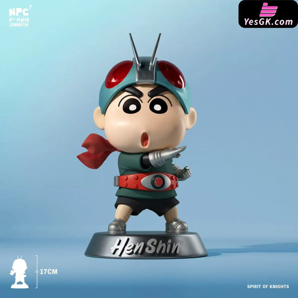 Shin-chan Cosplay Kamen Rider Statue - NPC Studio - Full Payment - Crayon Shin-chan