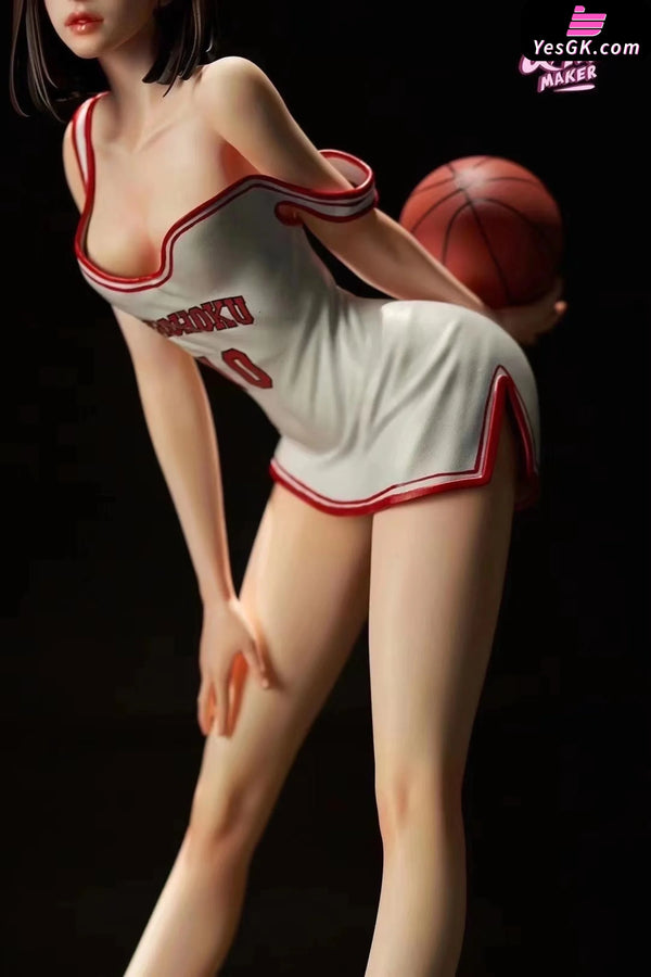 Slam Dunk Akagi Haruko GK Statue - Girl Maker Studio [In-Stock] - Slam Dunk