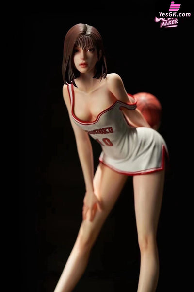 Slam Dunk Akagi Haruko GK Statue - Girl Maker Studio [In-Stock] - Slam Dunk