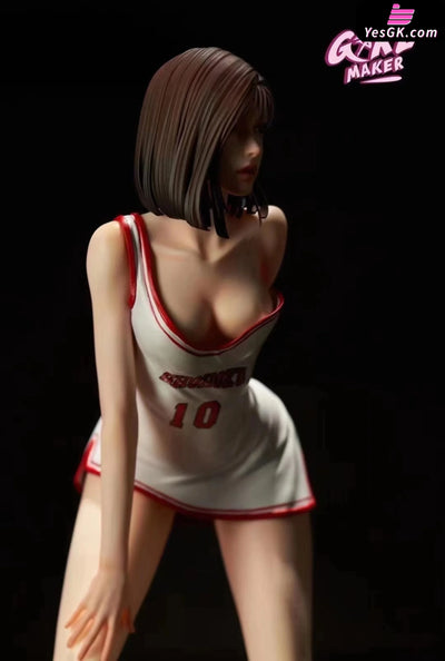 Slam Dunk Akagi Haruko GK Statue - Girl Maker Studio [In-Stock] - Slam Dunk
