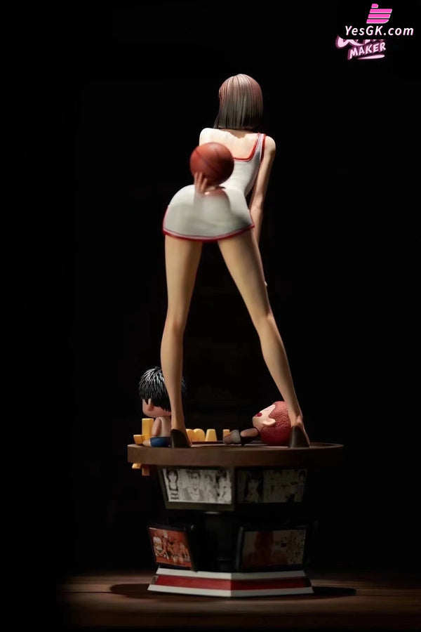 Slam Dunk Akagi Haruko GK Statue - Girl Maker Studio [In-Stock] - Slam Dunk