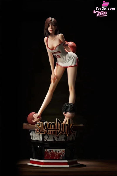Slam Dunk Akagi Haruko GK Statue - Girl Maker Studio [In-Stock] - Full Payment / 1/4 Scale - Slam Dunk