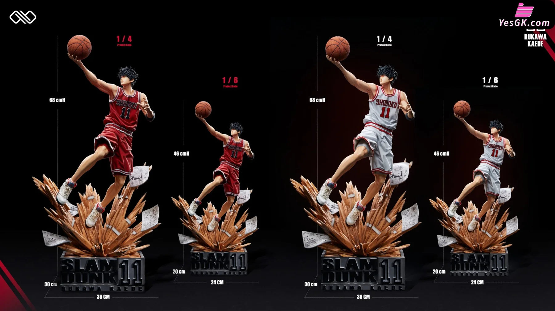 Slam Dunk Basketball Flyer 1/4 Rukawa Kaede Statue - Infinite Studio [Pre-Order]