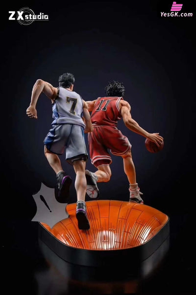 Slam Dunk Five Tigers Battle #1 Rukawa Kaede Vs Sendoh Akira Statue - Zx Studio [Pre-Order]