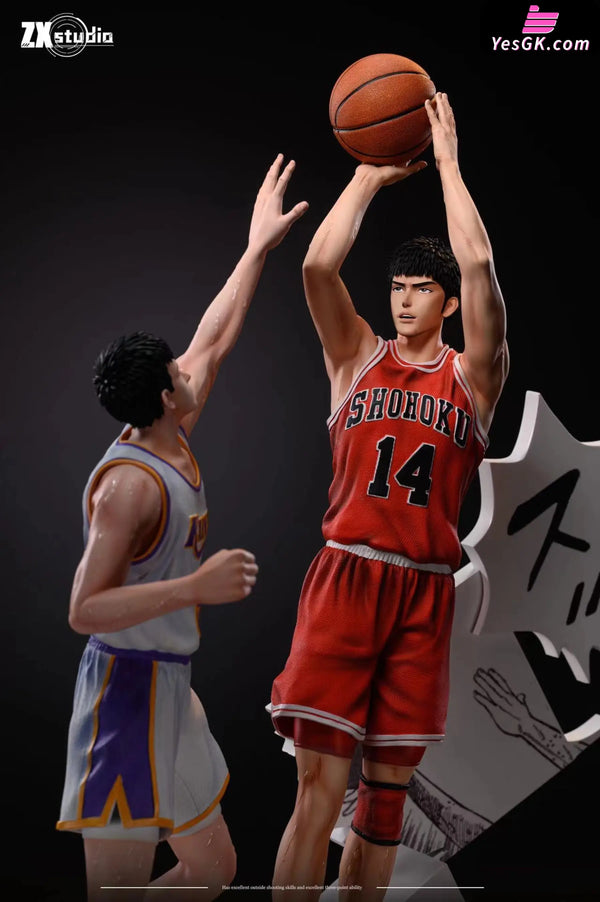 Slam Dunk Five Tigers Battle 2.0 #2 Hisashi Mitsui Vs Soichiro Jin Minoru Matsumoto Statue - Zx