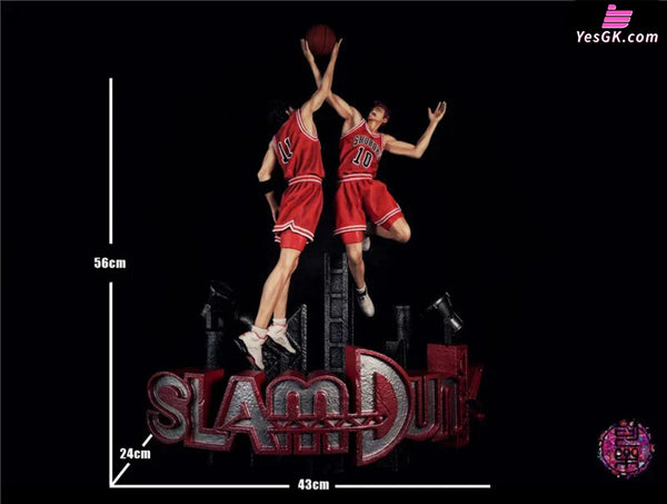 Slam Dunk Hanamichi Sakuragi & Kaede Rukawa GK Statue - Cola Studio [In-Stock] - Full Payment - One Piece