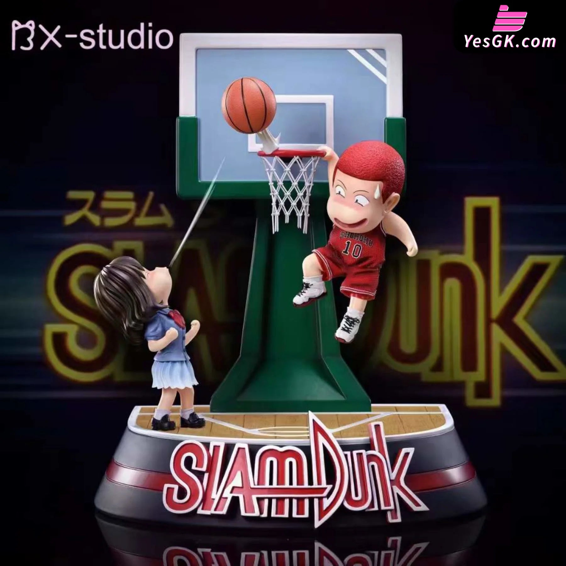 Slam Dunk Haruko Akagi & Sakuragi Hanamichi Resin Statue - Bx Studio [Pre-Order]