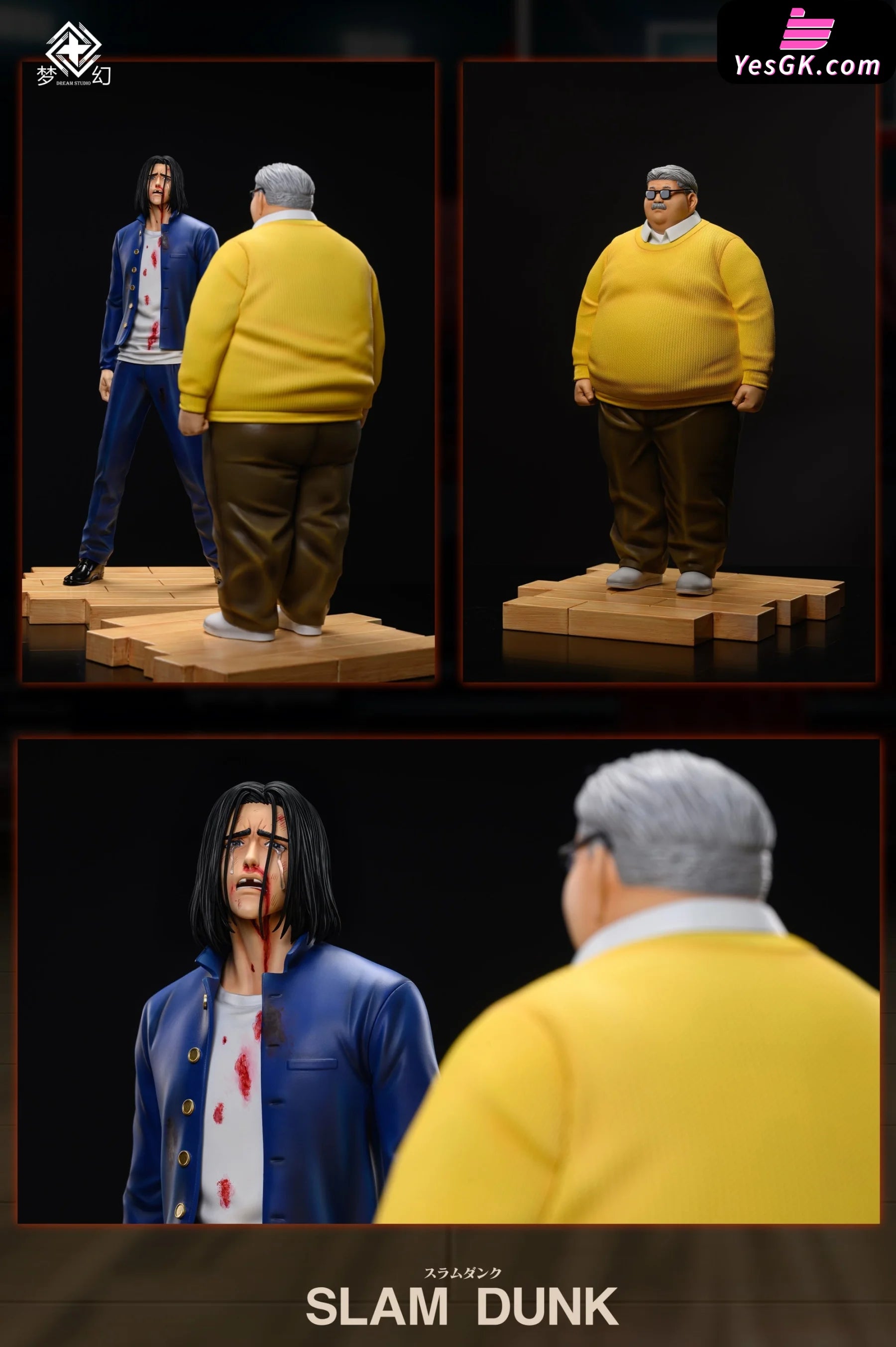 Slam Dunk Hisashi Mitsui & Mitsuyoshi Anzai Statue - Dream Studio [Pre-Order]